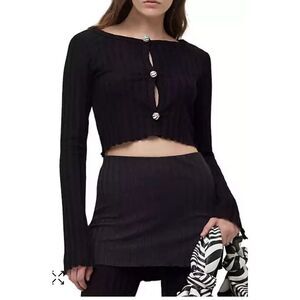 Simon Miller Nirvana Ribbed Crop Top